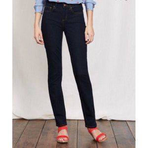 Boden Straight Leg Dark Wash Long Denim Jeans